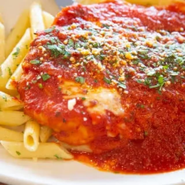 Chicken Parmigiana.