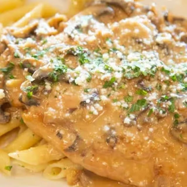 Penne Chicken Marsala.