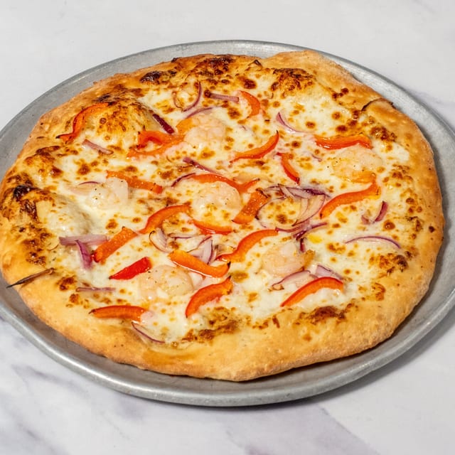 Shrimp Lover Pizza.