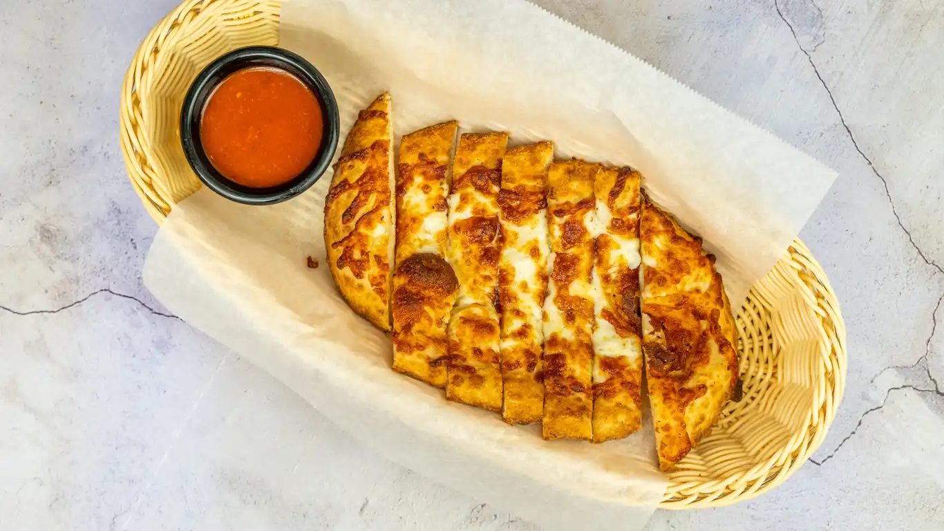 Cheesy bread.